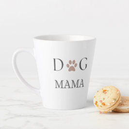 Dog Mama Paw Print, Mothers Day & Birthday   Milchtasse
