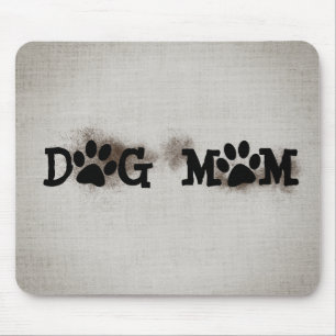 DOG-MAMA-Pawprints mit Dirt Mousepad