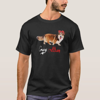 Dog Mama Puppy Mama Corgi T-Shirt