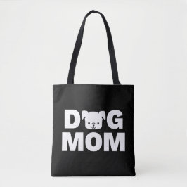 DOG MAMA Tote Tasche (schwarz)