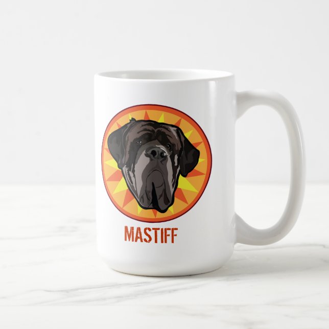 Dog Mastiff Tasse (Rechts)
