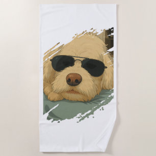 Dog Max Beach Handtuch