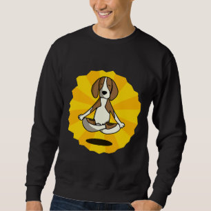 Dog Mediation Yoga Beagle Labrador Husky Sheperd Sweatshirt