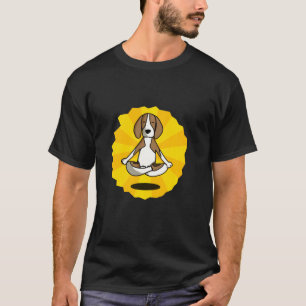 Dog Mediation Yoga Beagle Labrador Husky Sheperd T-Shirt