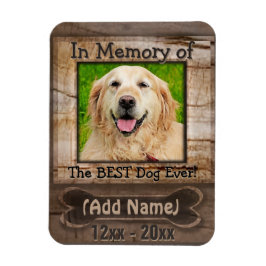 Dog Memorial Magnet