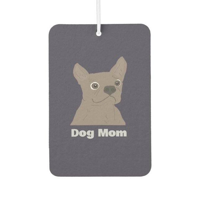 Dog Mom Autolufterfrischer (Vorderseite)