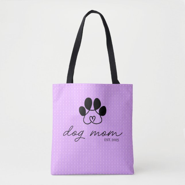  dog mom customizable lilac (Vorderseite)