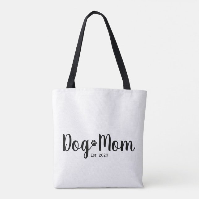 Dog Mom Established Gift Tote Bag (Rückseite)