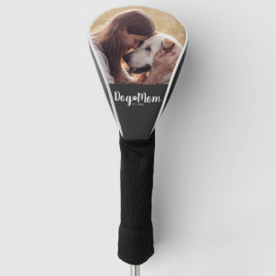 Dog Mom Established Schrift Foto Golf Headcover