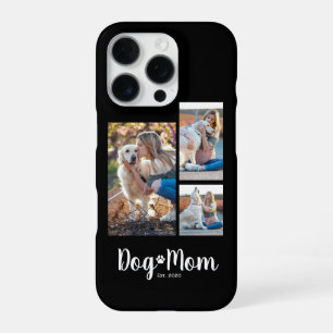 Dog Mom Established Schrift Schwarz 3 Foto iPhone 16 Pro Hülle