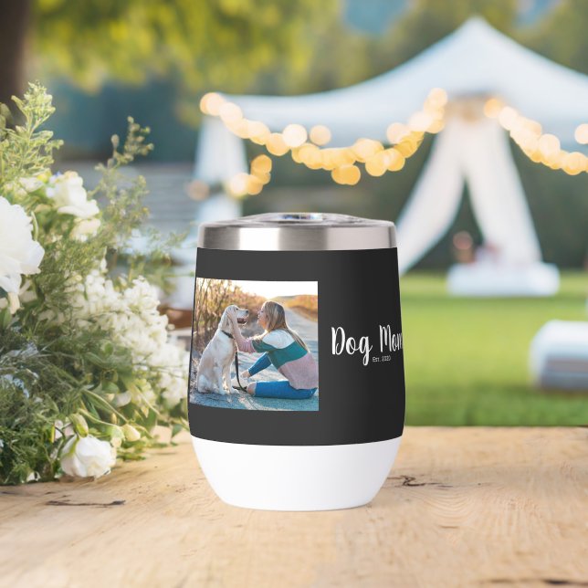 Dog Mom Established Script Photo (Hochzeit (gedreht))