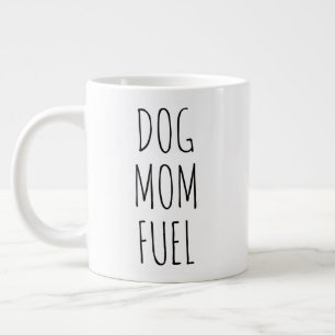 Dog Mom Fuel Lustiges Geburtstagsgeschenk für Ha Jumbo-Tasse