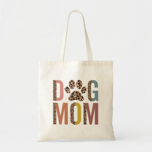 Dog Mom Half Leopard Dog Mama Fur Mom Tragetasche