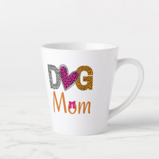 Dog Mom Leopard Print/Trending Dog  Lover Gift Milchtasse