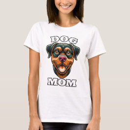 Dog Mom - niedliches Hunde-Design T-Shirt