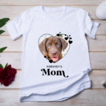 Dog MOM Personalized Heart Dog Lover Pet Foto