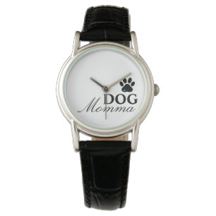 Dog Momma Watch mit Paw Print Armbanduhr
