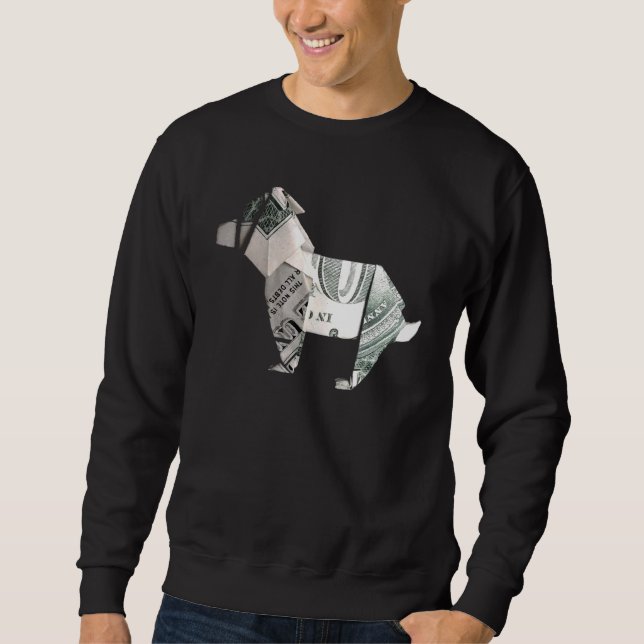 Dog Money Origami Cash Sweatshirt (Vorderseite)
