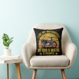 Dog Motorrad Kissen
