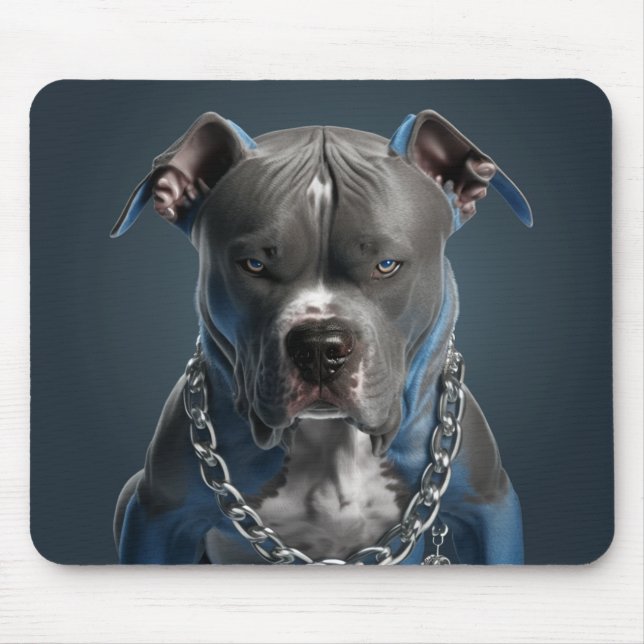 Dog Mouse Pad American Stafford Mousepad (Vorne)