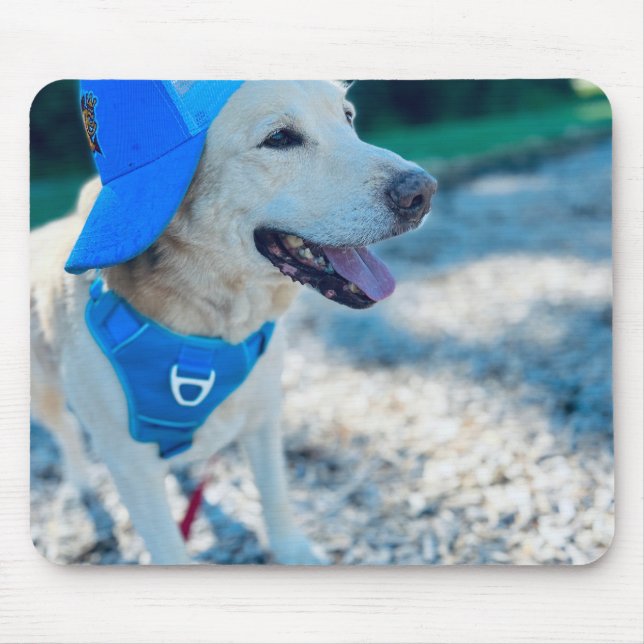 Dog Mousepad – Cute Design for Home or Office (Vorne)