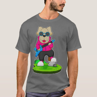 Dog Musician Gitarre T-Shirt