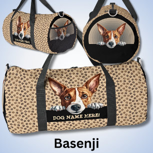 Dog-Name oder Ihr Name, Basenji hinzufügen Duffle Bag