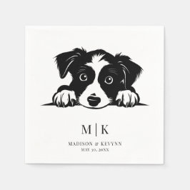 Dog Napkins Wedding Serviette