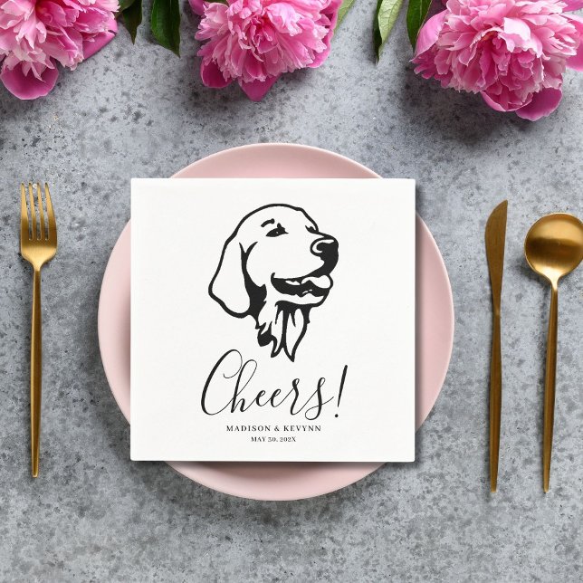 Dog Napkins Wedding Serviette (Von Creator hochgeladen)