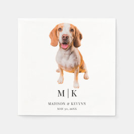 Dog Napkins Wedding Serviette
