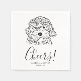Dog Napkins Wedding Serviette