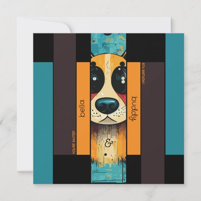 Dog Nose Einladung (Vorderseite)