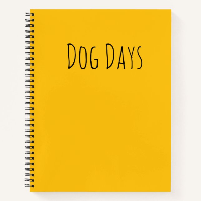 Dog-Notebook Notizbuch (Vorderseite)