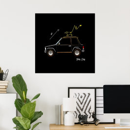 Dog on Wall Street Poster