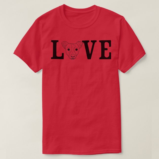 Dog Owner Liebe Jack Russel  T-Shirt (Design vorne)