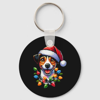 Dog Owner Xmas Men Women Favorite Jack Russell Chr Schlüsselanhänger