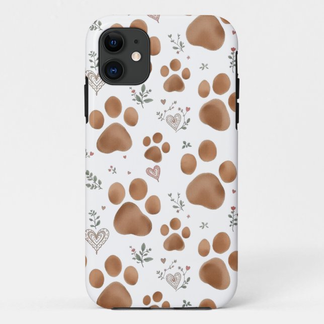 Dog Pads iPhone Gehäuse Case-Mate iPhone Hülle (Rückseite)