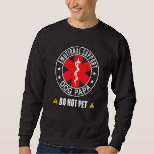 Dog Papa Pfosten Pfosten Pet Matching Hund Sweatshirt