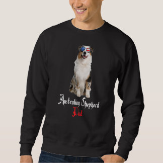 Dog Papa Puppy Vater Australian Shepherd Sweatshirt
