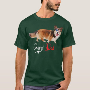 Dog Papa Puppy Vater Corgi T-Shirt