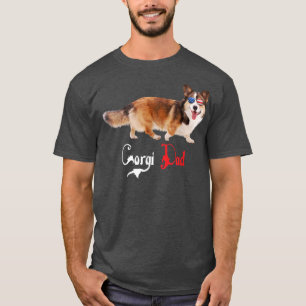 Dog Papa Puppy Vater Corgi T-Shirt