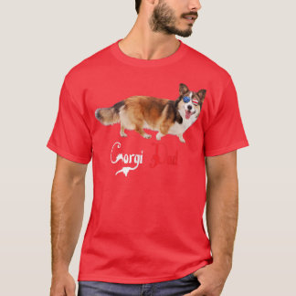 Dog Papa Puppy Vater Corgi T-Shirt