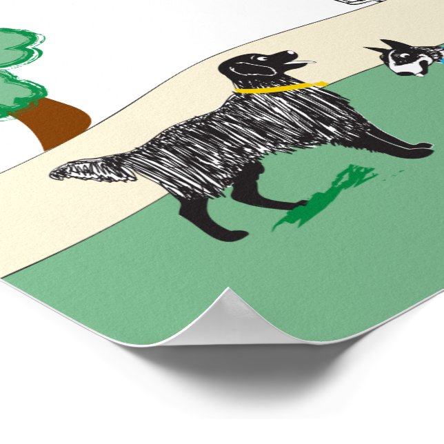Dog Park Poster (Ecke)