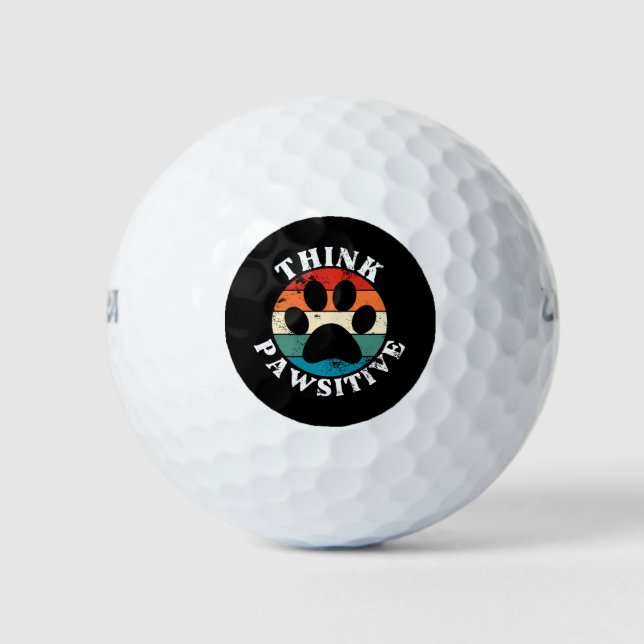 Dog Paw für pawsitiv Golfball (Vorderseite)