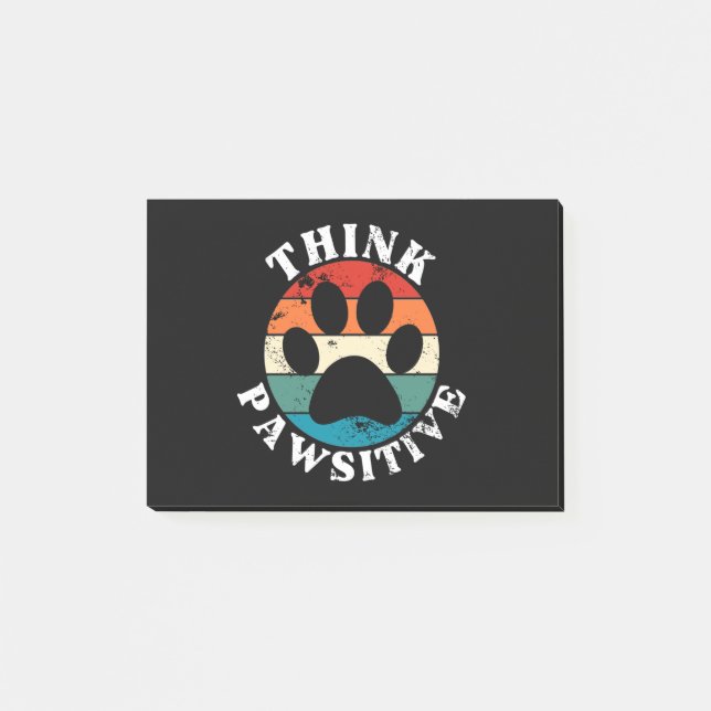 Dog Paw für pawsitiv Post-it Klebezettel (Vorderseite)