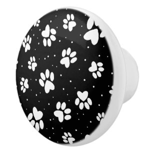 Dog Paw Keramikknauf