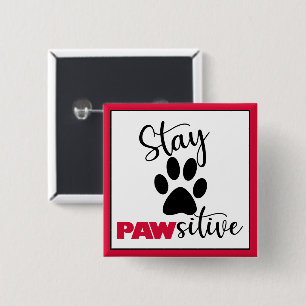 Dog Paw Motivierend Puff Button