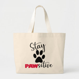 Dog Paw Motivierend Puff Jumbo Stoffbeutel