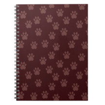 Dog Paw Muster Notebook