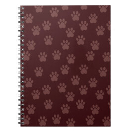 Dog Paw Muster Notebook Notizblock